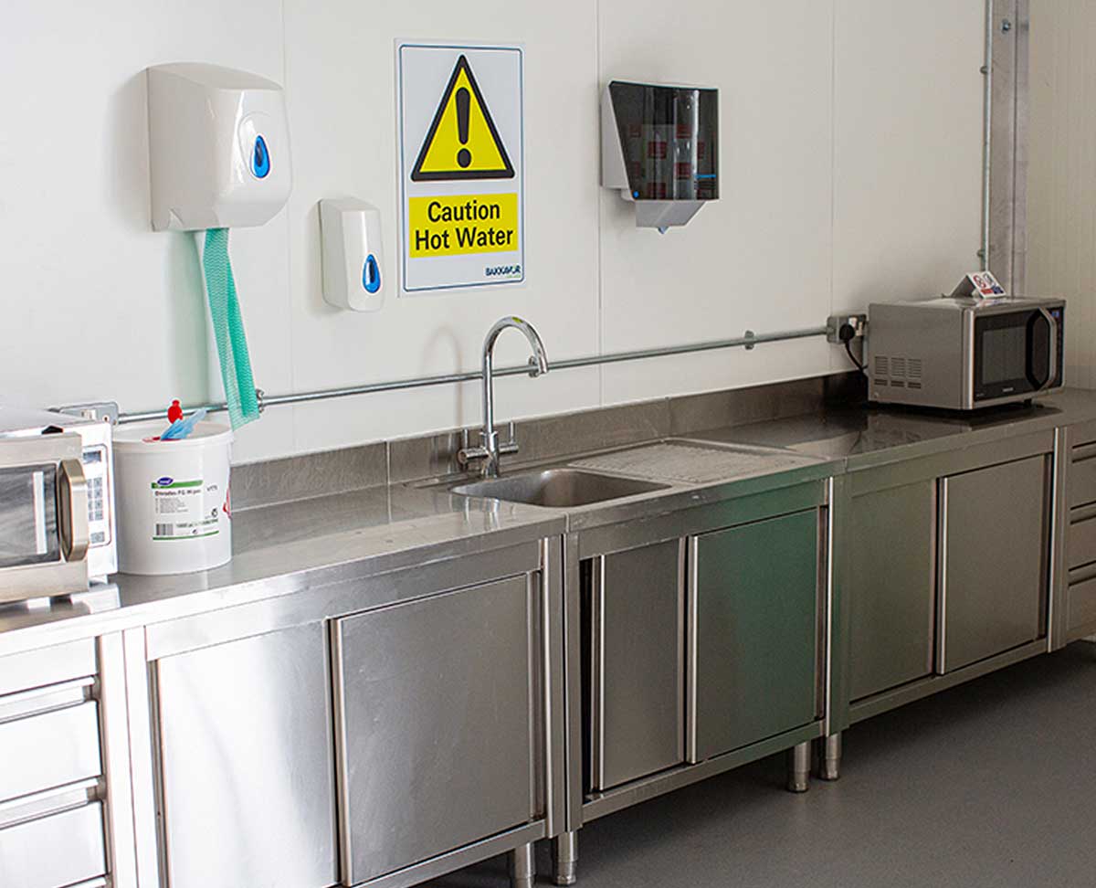 Temporary washing facilities