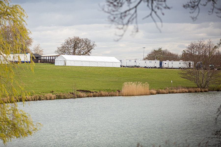 Catering marquee Ragley Hall