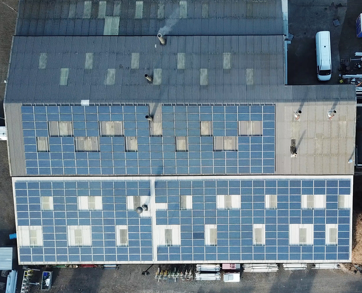 Solar Panels on Fews Roof