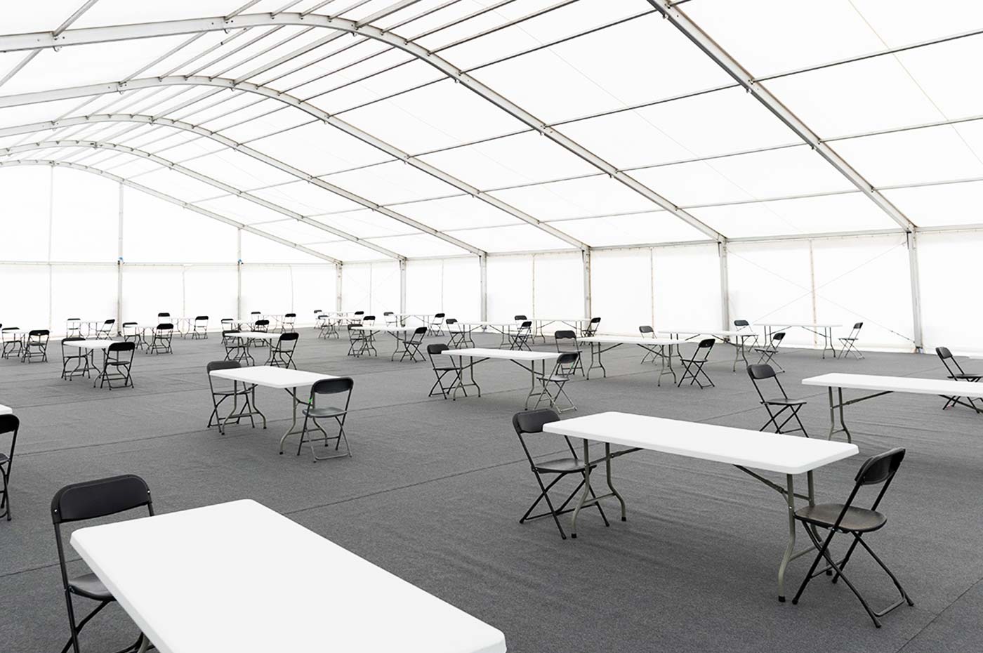 Social distancing marquees