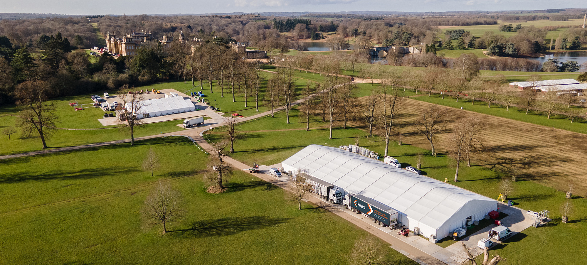Film Studio Temporary Storage Marquee